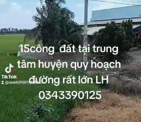 Bán LÔ ĐẤT ĐẸP tại đường Thiên Lộ Dương gần Trung Tâm Huyện Mộc Hóa Tỉnh Long An