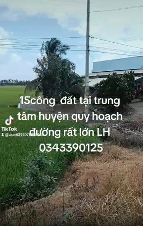 Bán LÔ ĐẤT ĐẸP tại đường Thiên Lộ Dương gần Trung Tâm Huyện Mộc Hóa Tỉnh Long An