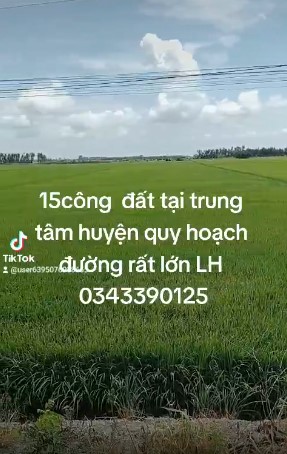 Bán LÔ ĐẤT ĐẸP tại đường Thiên Lộ Dương gần Trung Tâm Huyện Mộc Hóa Tỉnh Long An