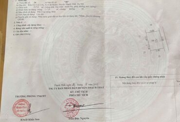 Cần bán lô đất 217m2. Ở xóm Gò Lải Ngoài, thôn Yên Lạc, Cần Kiệm, Thạch Thất