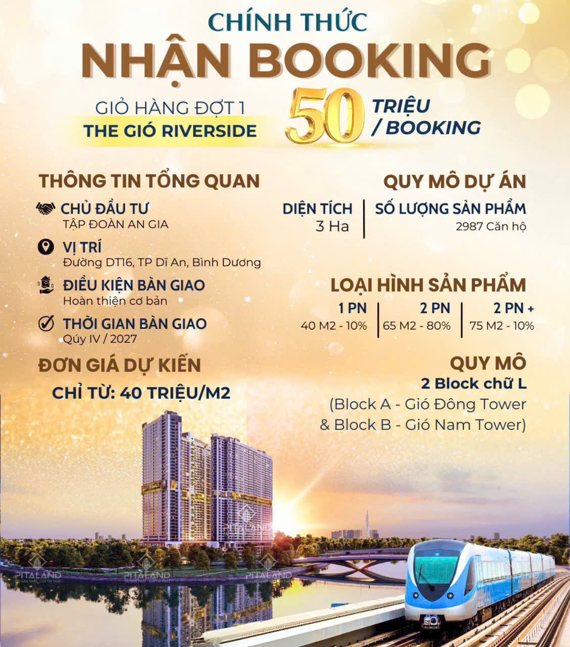 The Gió Riverside, Dĩ An, Bình Dương