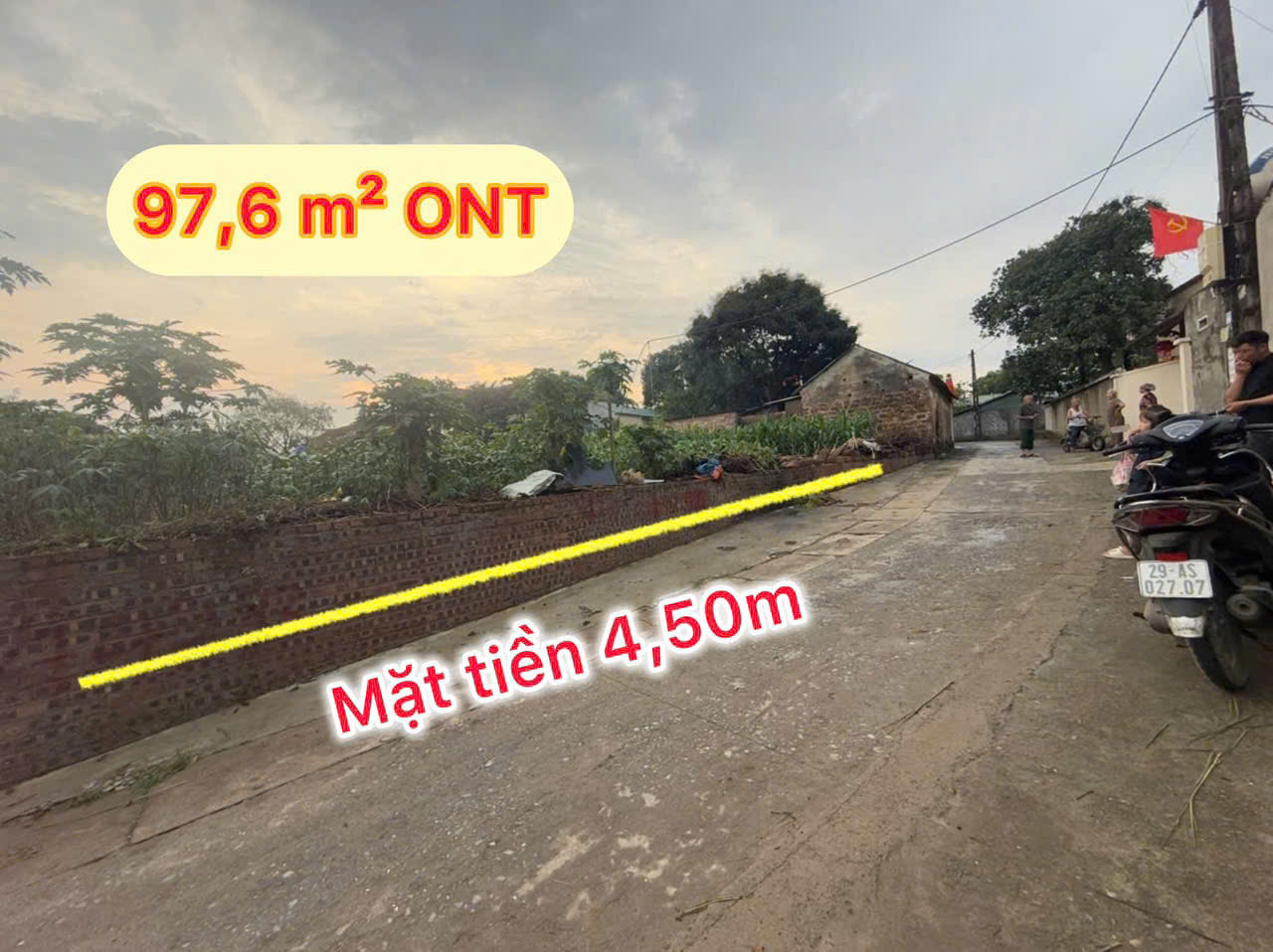 Đất đẹp – Giá tốt Đông Yên, Quốc Oai – Khu dân cư full thổ cư 97,6m