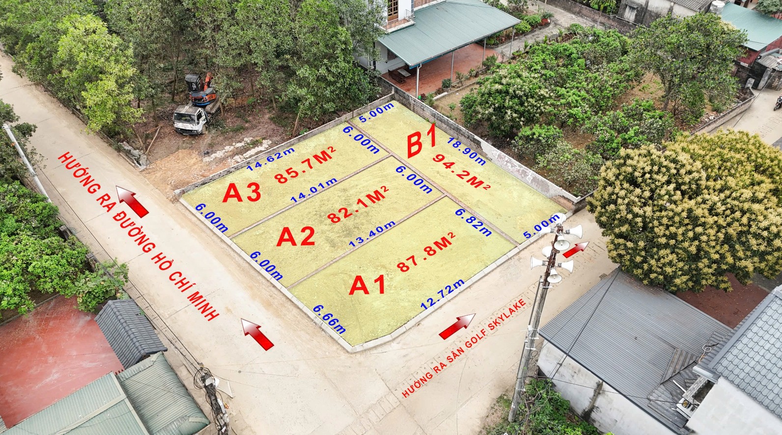 Đất nền Đầu tư – Full Thổ Cư – Đường 8M – Ô Tô Đánh Võng Trên Đường