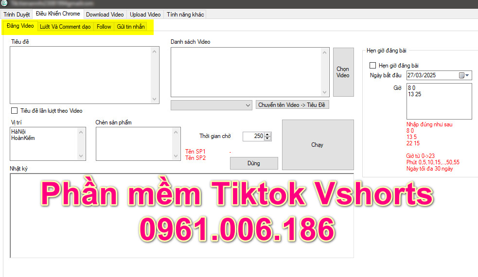Phần Mềm VShorts – Giải Pháp Tự Động Hóa TikTok Toàn Diện, An Toàn Và Hiệu Quả