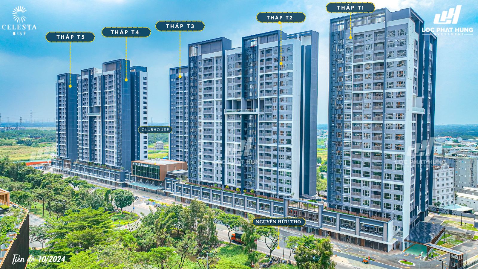 Celestarise Nhà Bè căn hộ 1 đến 3 phòng ngủ nhận nhà mới ở liền giá tốt