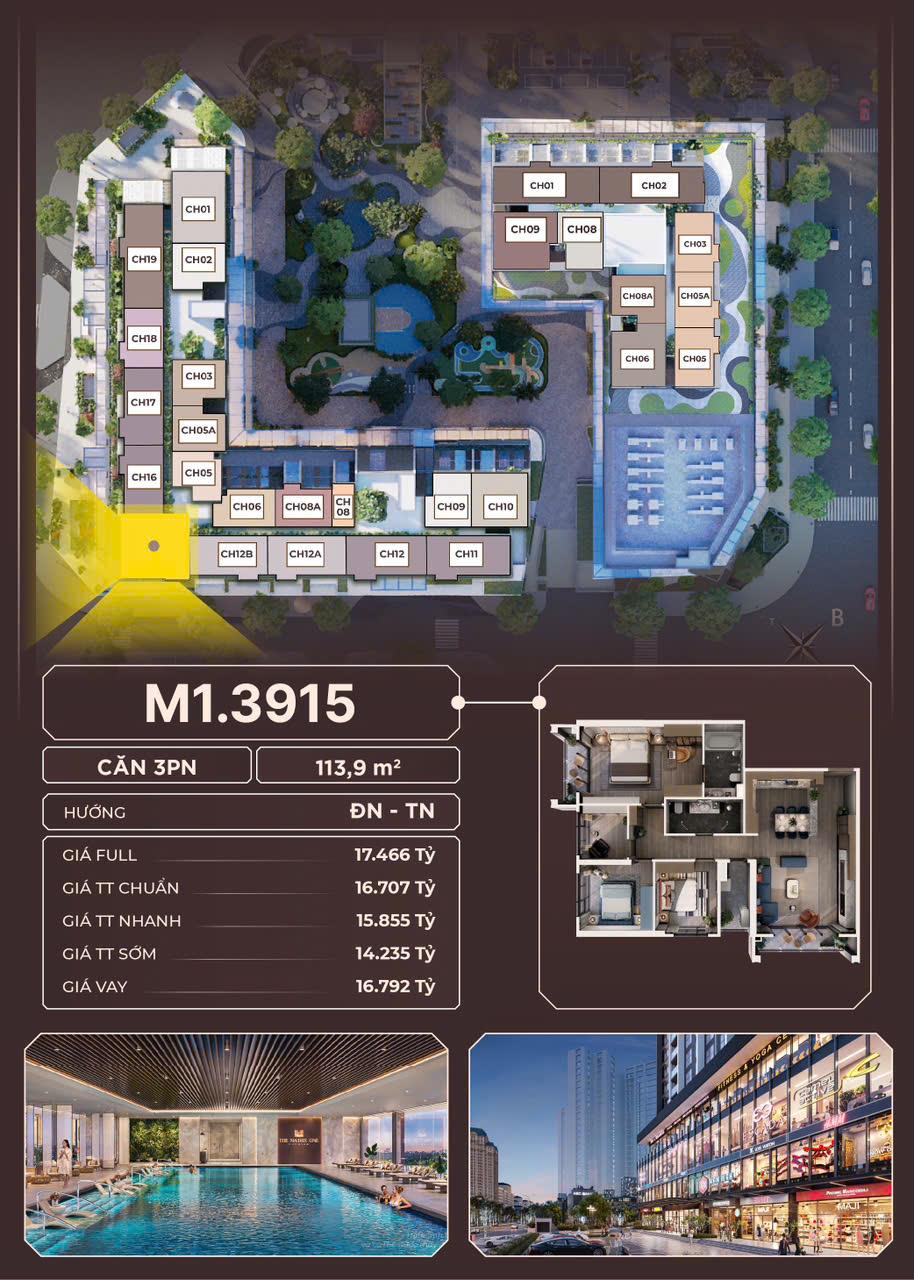 Mua bán chuyển nhượng căn hộ chung cư the Matrix one Mễ Trì  tháng ̉6/2025 giá chỉ từ 100tr/m2.