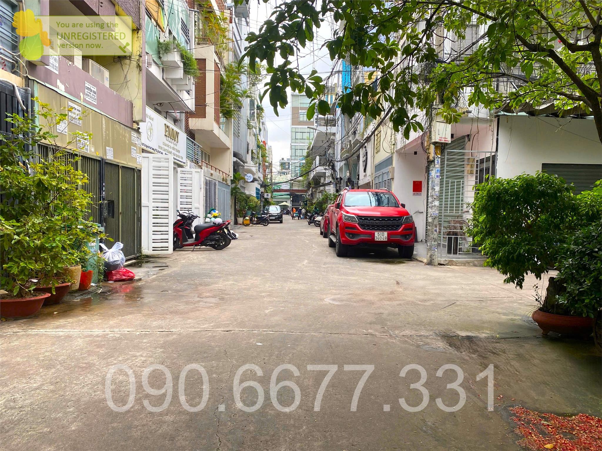 NGUYỄN VĂN THƯƠNG (D1) – HẺM 6M THẲNG 1 TRỤC – NGANG HƠN 9M XE HƠI VÀO NHÀ – 125M2 BỀ THẾ