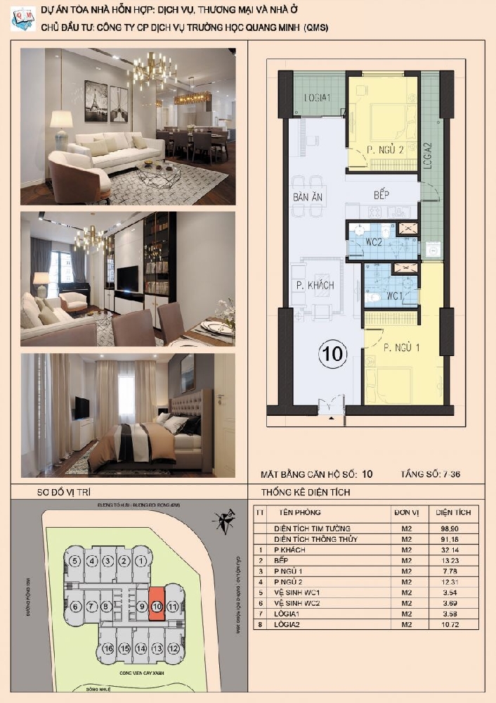 QMS TOWER TỐ HỮU – PHONG THUỶ CHO CUỘC SỐNG THỊNH VƯỢNG