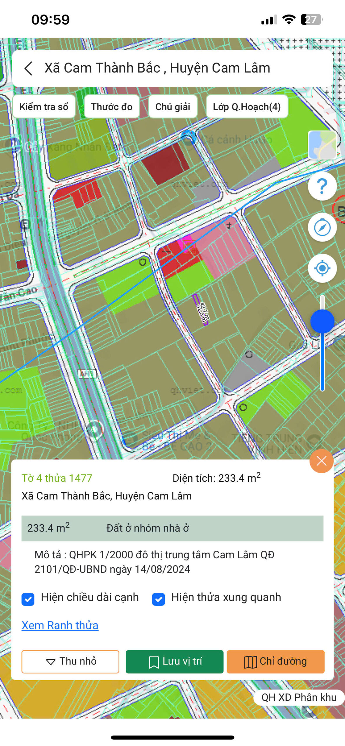 Gia đình cần sang nhượng lại lô đất tại trung đô thị mới Cam Lâm, Khánh Hoà
