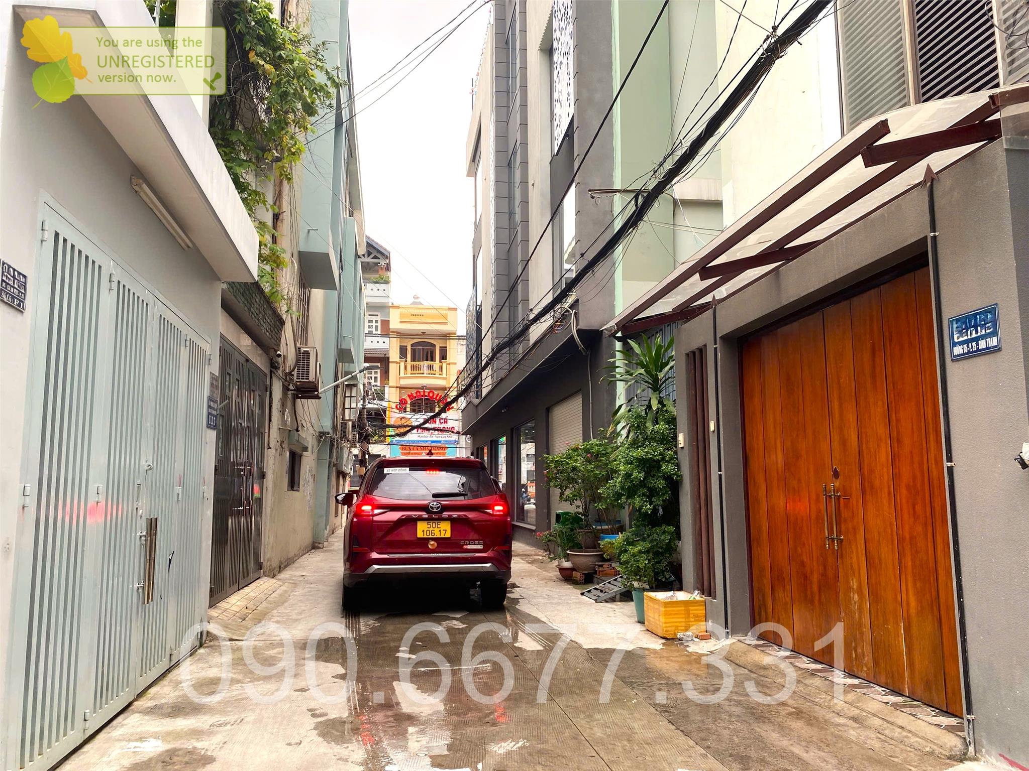 NGAY HUTECH, NGOẠI THƯƠNG – KHU VIP ĐƯỜNG D – HẺM XE HƠI 7 CHỖ – CHO THUÊ 23TR/THÁNG