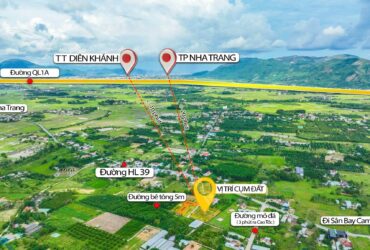 GIẢM GIÁ CỰC SỐC! ĐẤT THỔ CƯ, MẶT TIỀN ĐƯỜNG TẠI SUỐI TIÊN – DIÊN KHÁNH. GIẢM CHỈ CÒN 1,450TỶ