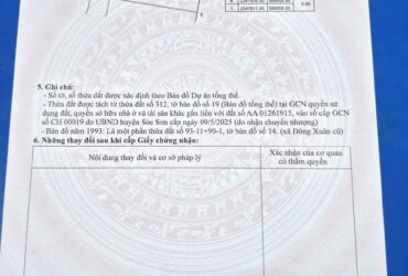 💥 CHÍNH CHỦ BÁN ĐẤT GIÁ RẺ – THÔN TUYỀN, ĐÔNG XUÂN, SÓC SƠN 💥