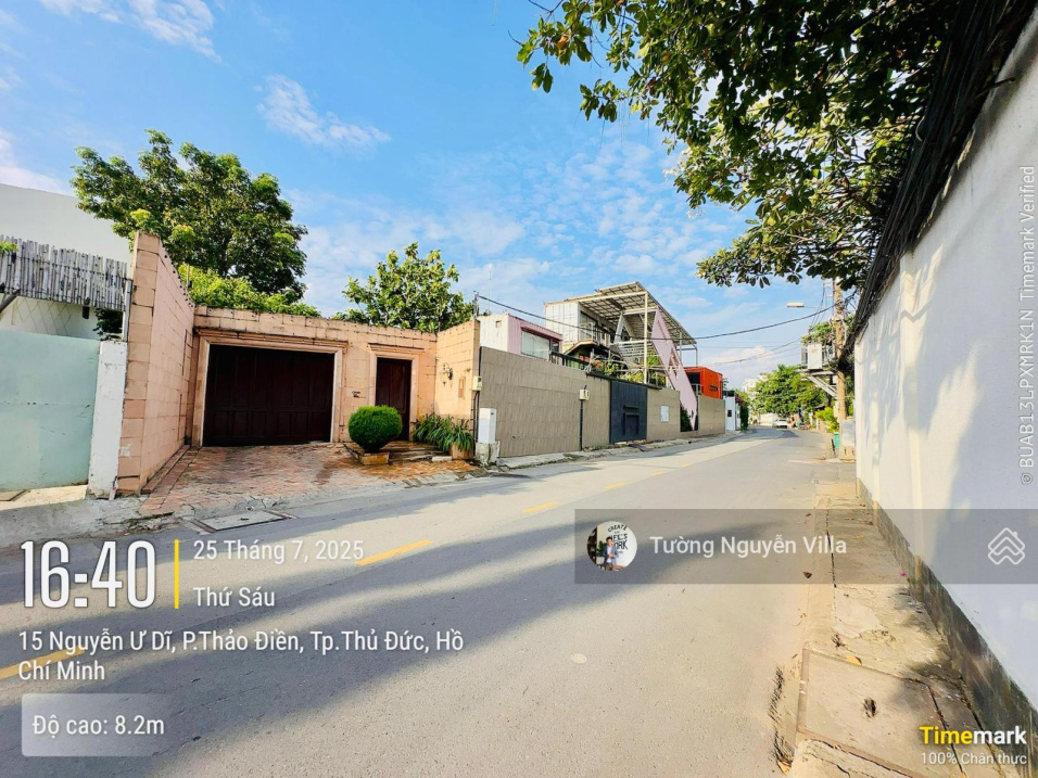 Bán 1.214,7m² tại 15A Nguyễn Ư Dĩ, Phường Thảo Điền, Quận 2 – 199 tỷ