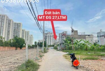 Bán đất mặt tiền đường 27 Nguyễn Xiển, đối diện Vinhomes, 54m2, xây 1 trệt 2 lầu