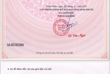 BÁN ĐẤT NGAY TRUNG TÂM CHƠN THÀNH