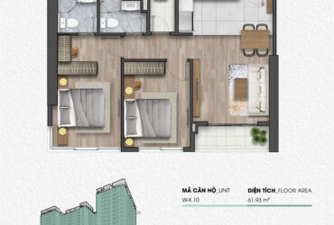 CHUYỂN NHƯỢNG CĂN HỘ 2PN+ 1 – VIEW QUẢNG TRƯỜNG TẠI PLAZA 3 ĐÀ NẴNG