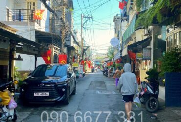 ‼️ Mặt tiền hẻm kinh doanh ngay Hutech – Điện Biên Phủ – 100m2 nở hậu – ngang gần 5m