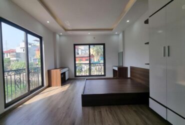 Bán nhà xây mới phố Trương Định Sông Sét 5 tầng MT 4m – View hồ sân trồng cây – Giá 6.1 tỷ
