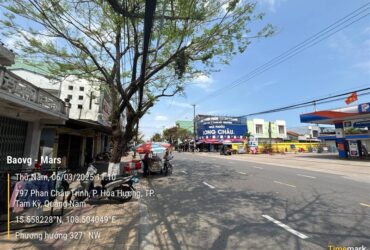 Cần bán nhanh MT kinh doanh đường Phan Châu Trinh, An Sơn, Tam Kỳ, đối điện cây xăng Hòa Hương.