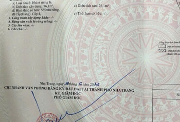 CẦN TIỀN HẠ GIÁ BÁN NHANH NHÀ OTO HẺM LÊ HỒNG PHONG, PHƯỚC HẢI, NHA TRANG.