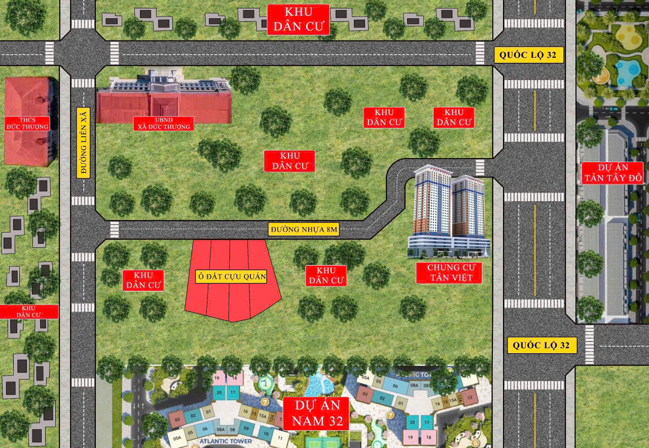 Mở bán 04 căn nhà tại thôn Cựu Quán – Đức Thượng – Hoài Đức – Hà Nội