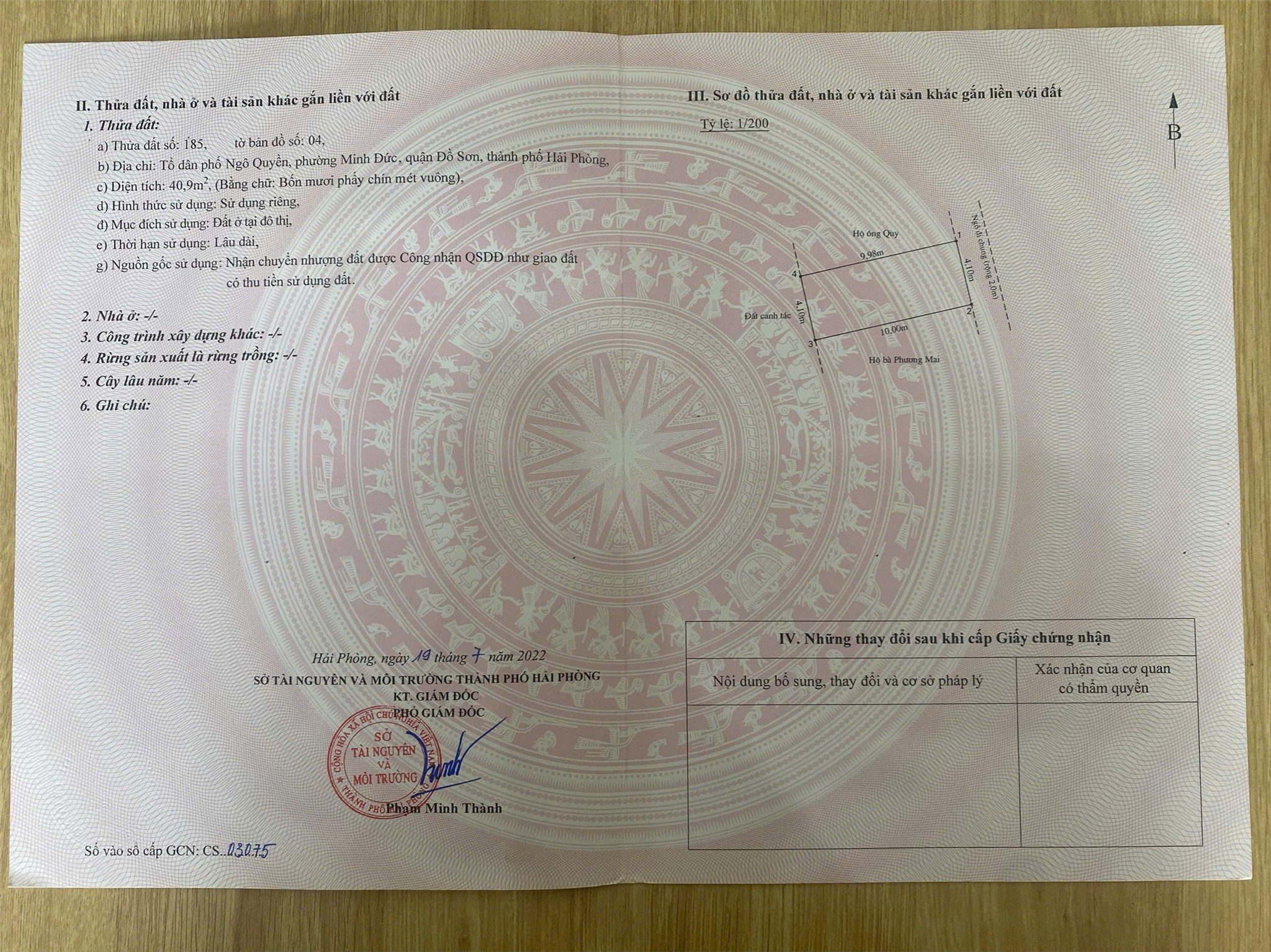 LÔ ĐẸP GIÁ HIẾM TUYẾN 2 THƯỢNG ĐỨC – MINH ĐỨC, ĐỒ SƠN  CHỈ 8XX TRIỆU – ZALO 0567 222 555