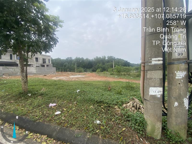 Ngân hàng cần bán gấp lô đất tại TX Đông Hà, Quảng Trị giá khởi điểm 2.22  tỷ