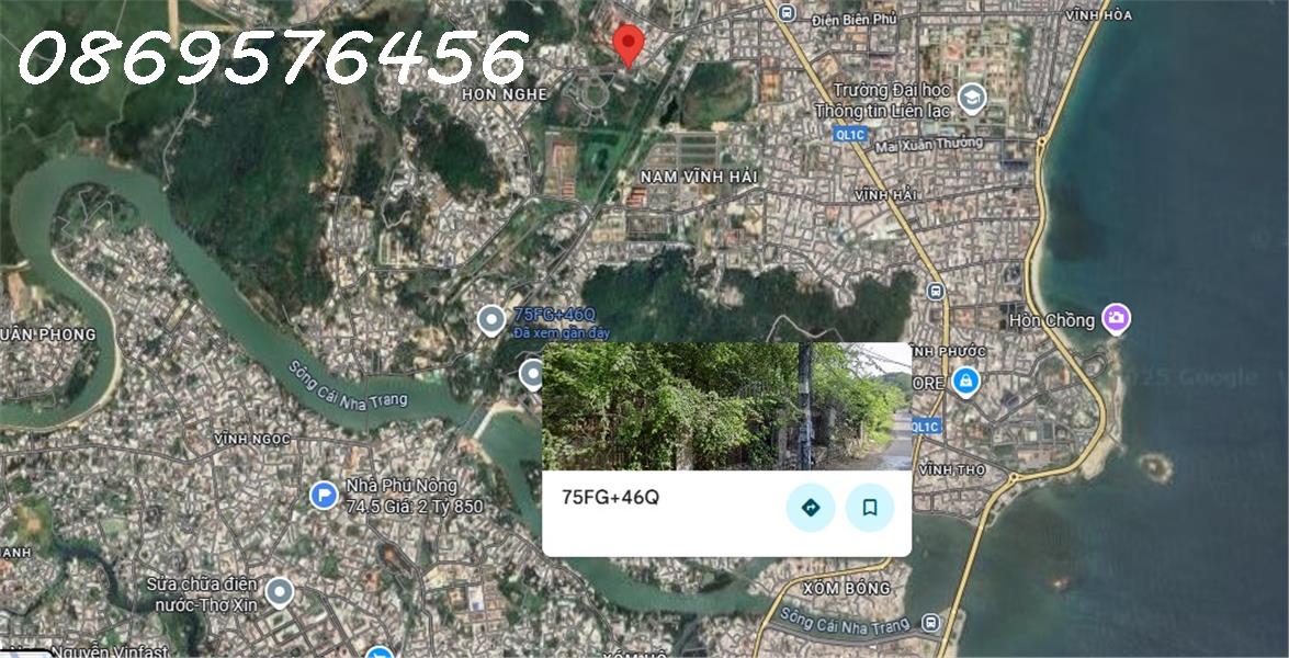 BÁN 2 LÔ ĐẤT LIỀN KỀ MẶT ĐƯỜNG MAI THỊ DÕNG, HÒN NGHÊ NHA TRANG