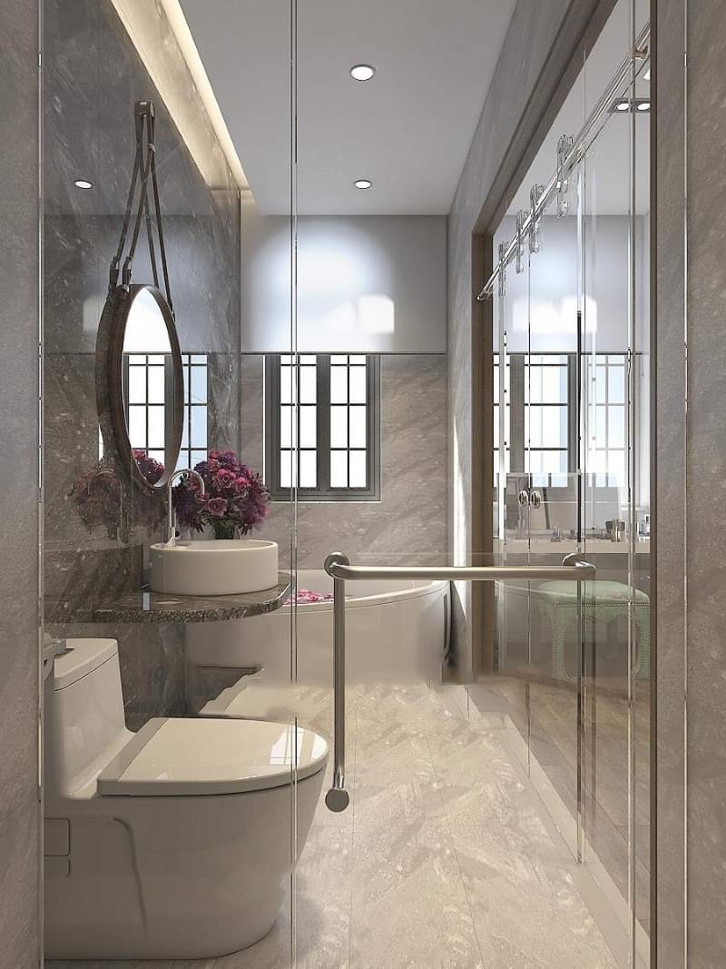 cho thuê nhà mới, hai cửa đi, Hoàng Văn Thái, 100m2x 5T vỉa hè 31 Tr