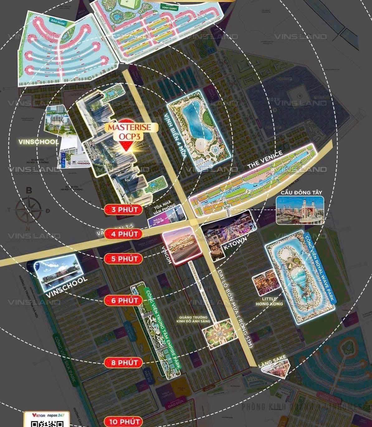 Căn hộ hạng sang Masteri Vin OCP3. Giá chỉ từ 6xtr/m2, Cơ hội X2 tài sản sau khi cầu Ngọc Hồi thông VĐ 3.5