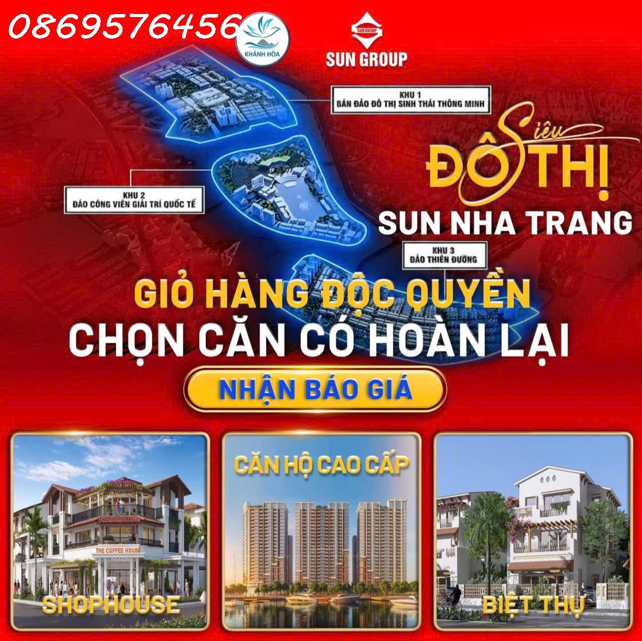 Dự An Sungroup Khu Đô Thị Hỗn Hợp bậc nhất tại Nha Trang