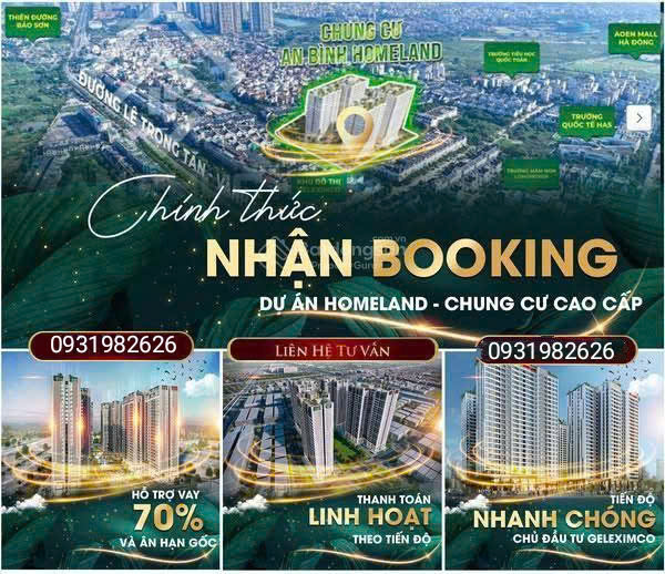 AN BÌNH HOME LAND GIÁ TỐT CHẤT CHO KHÁCH HÀNG BOOKING SỚM LH:0931982626