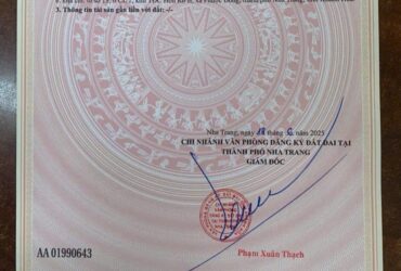 BÁN LÔ TÁI ĐỊNH CƯ HÒN RỜ, NHA TRANG, KHÁNH HOÀ
