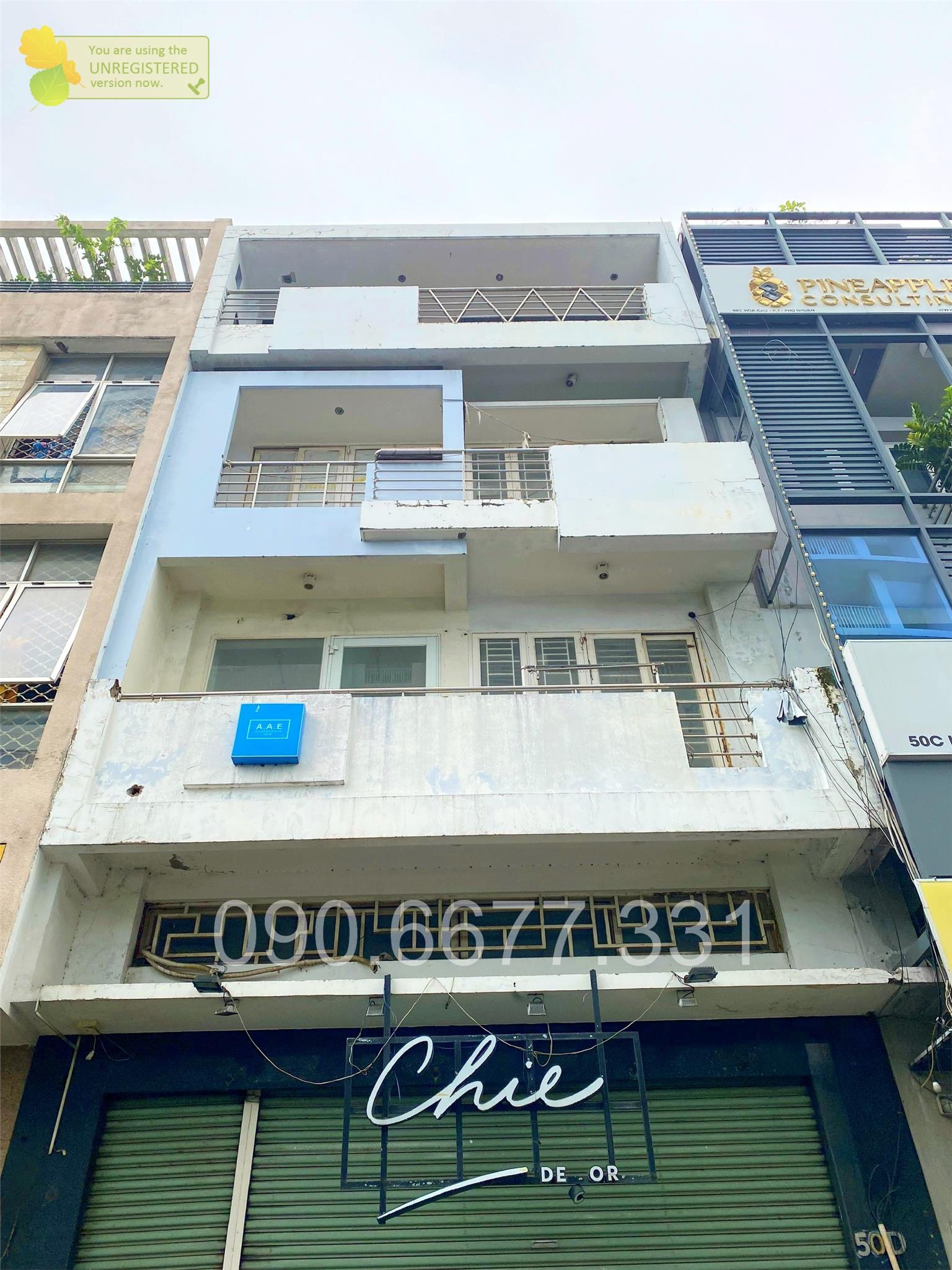 ‼️ Mặt tiền đường Hoa khu Phan Xích Long – Đường nhựa 10m có vỉa hè – 5 tầng ngang 6m bề thế