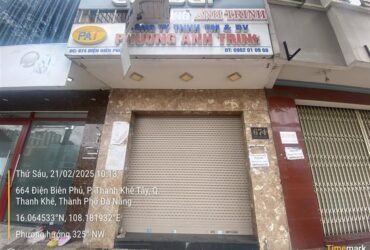 CHỦ KẸT TIỀN CẦN BÁN GẤP MT ĐIỆN BIÊN PHỦ ĐÀ NÃNG GIÁ 20 TỶ