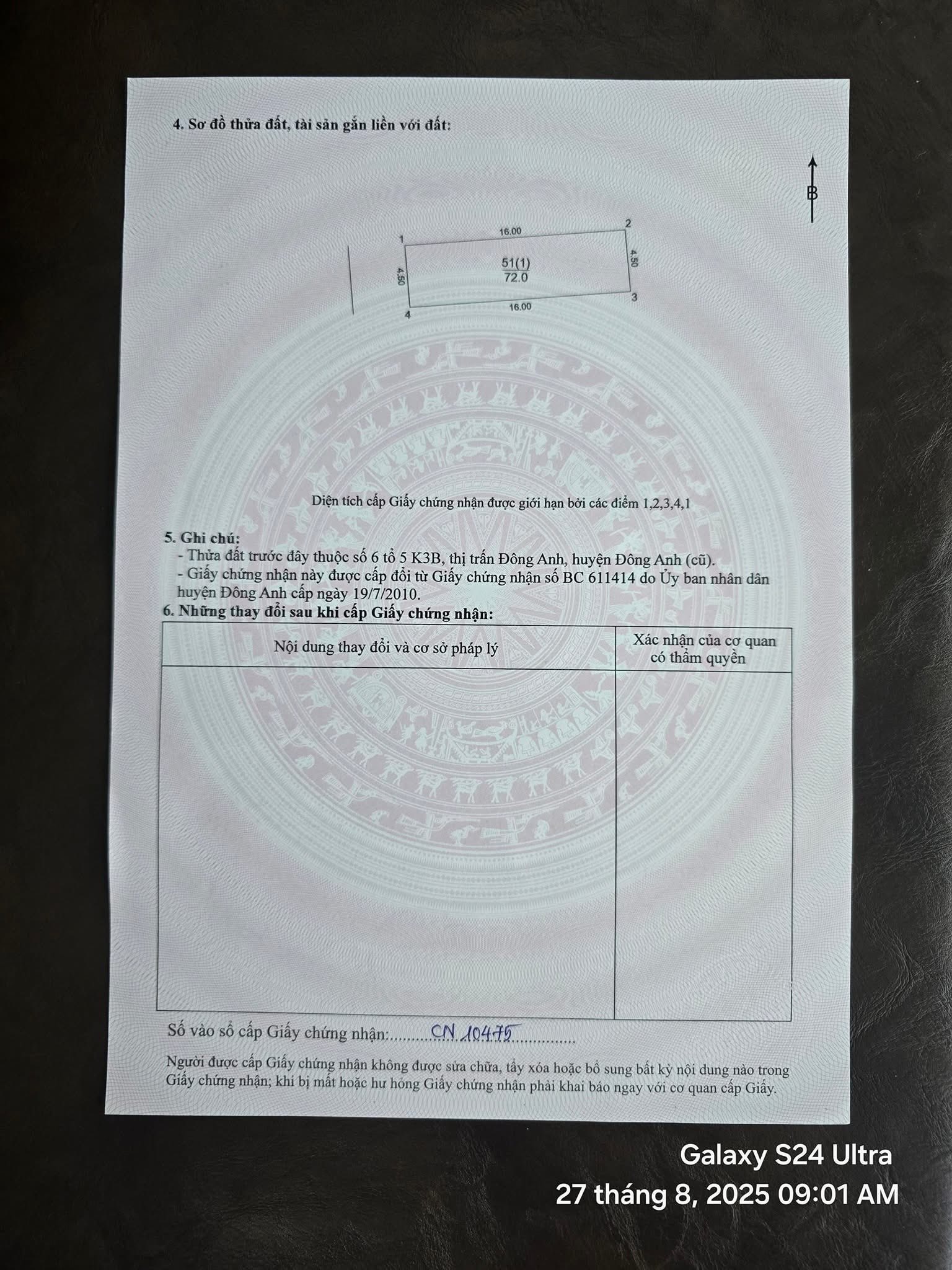 🎉Chính chủ gửi bán 72m Tổ 19 TTĐA