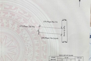 Nhà cấp 4 78,5m² giá 2,4x tỷ – ngõ ô tô 5m Trần Bá Lương  ZALO 0567 222 555