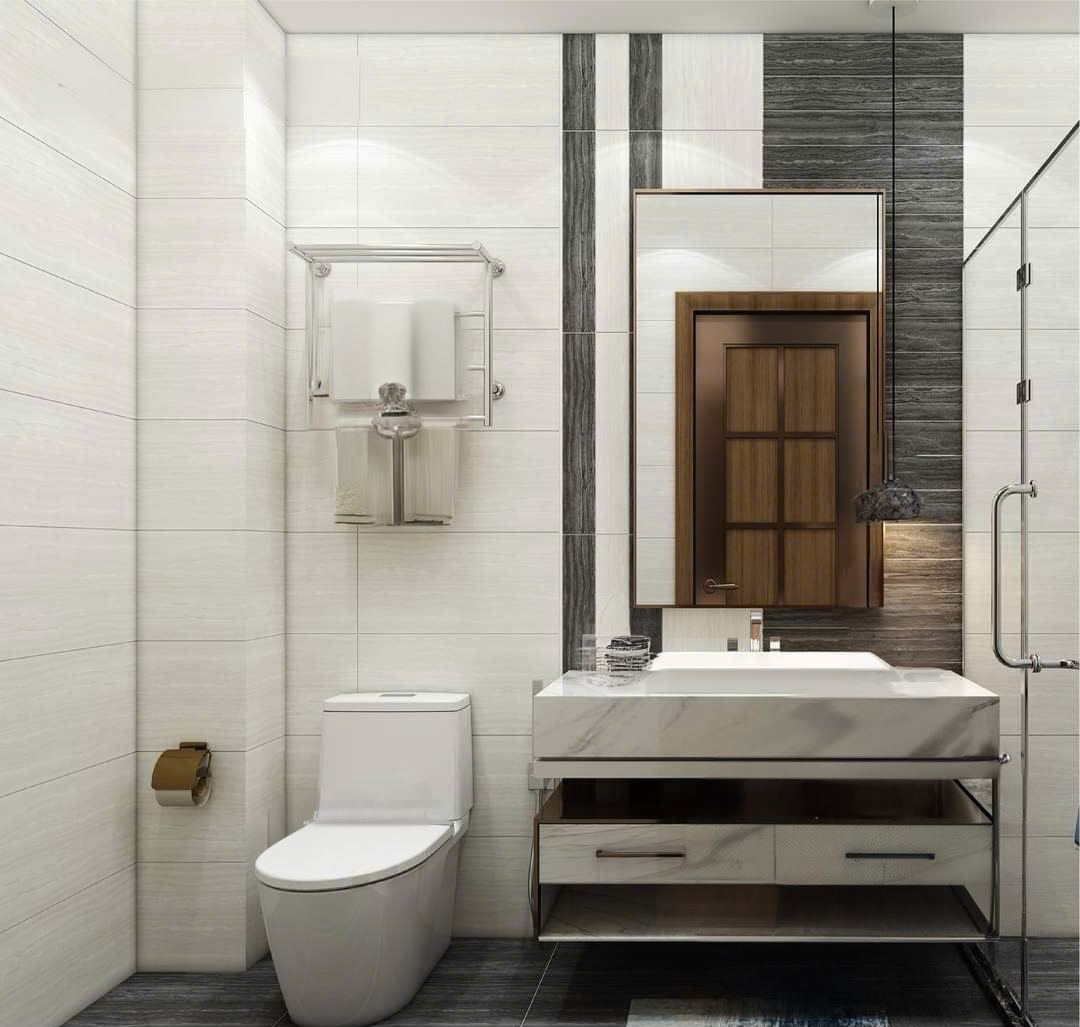 Cho thuê nhà mới, hai mặt tiền, 96m2_ 4T; vỉa hè, Trần Nhân Tông-30 Tr