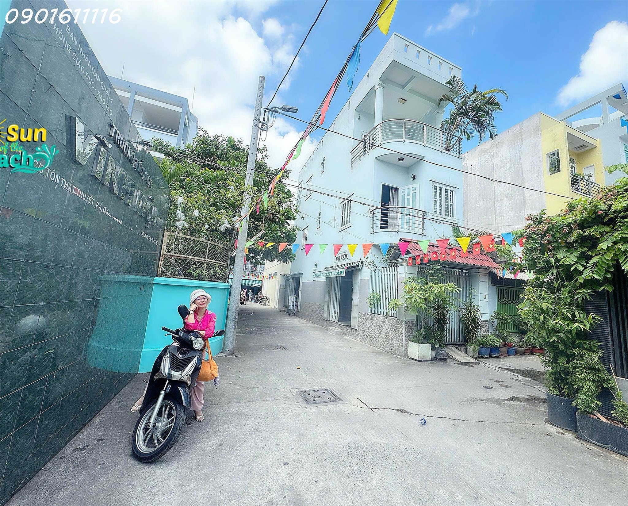 BÁN NHÀ XE TẢI QUAY ĐẦU ĐƯỜNG TÔN THẤT THUYẾT – NGAY TRƯỜNG HỌC VĨNH HỘI, QUẬN 4 – CĂN GÓC 3 MẶT TIỀN SIÊU ĐẸP,