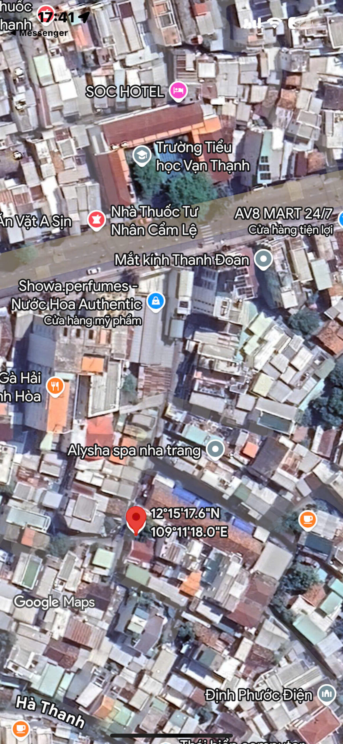 BÁN LÔ ĐẤT ĐẸP NGANG 5m8 HẺM  OTO ĐUA NGAY TTTP NHA TRANG.