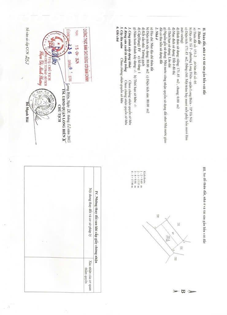 547m² – Mặt phố Bát Khối – MT 14m – 1 tầng –