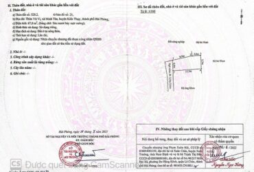 BÁN ĐẤT VŨ VỊ MINH TÂN KIẾN THỤY – 67M2 NỞ HẬU – NGÕ Ô TÔ – GIÁ RẺ TẦM TIỀN  ZALO 0567 222 555