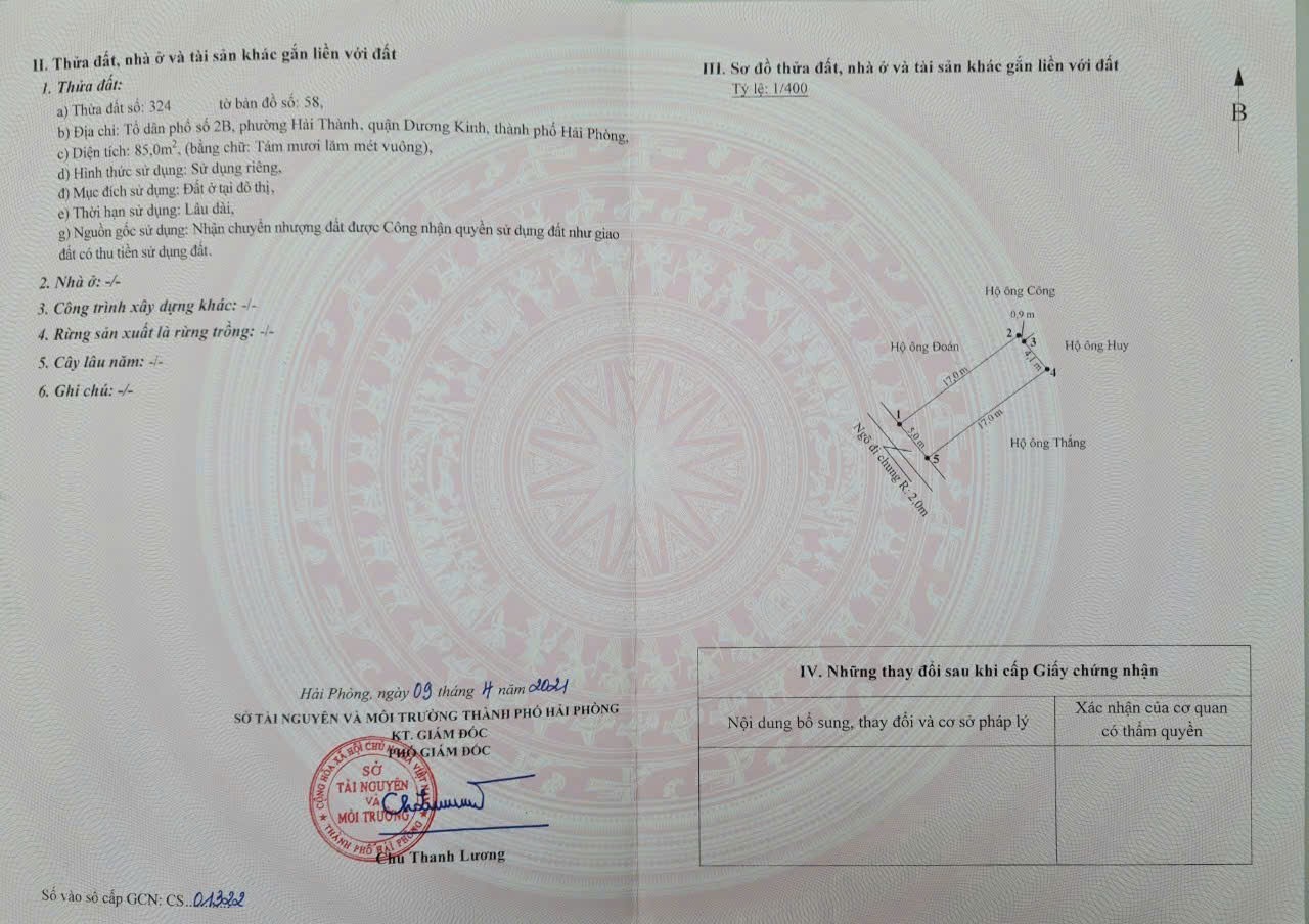 Lô đất Hải Thành II Dương Kinh giá 1,x tỷ – Diện tích đẹp 85m² – Phù hợp đầu tư khu dân cư  ZALO 0567 222 555