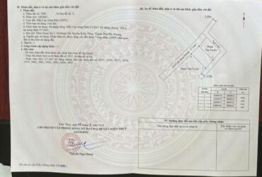 9xx TRIỆU – LÔ ĐẤT ĐOÀN XÁ 4 KIẾN THỤY – SAU NHÀ MẶT NGÕ – CÁCH ĐƯỜNG 404 VÀI CHỤC MÉT – GIÁ TẦM HIẾM  ZALO 0567 222 555