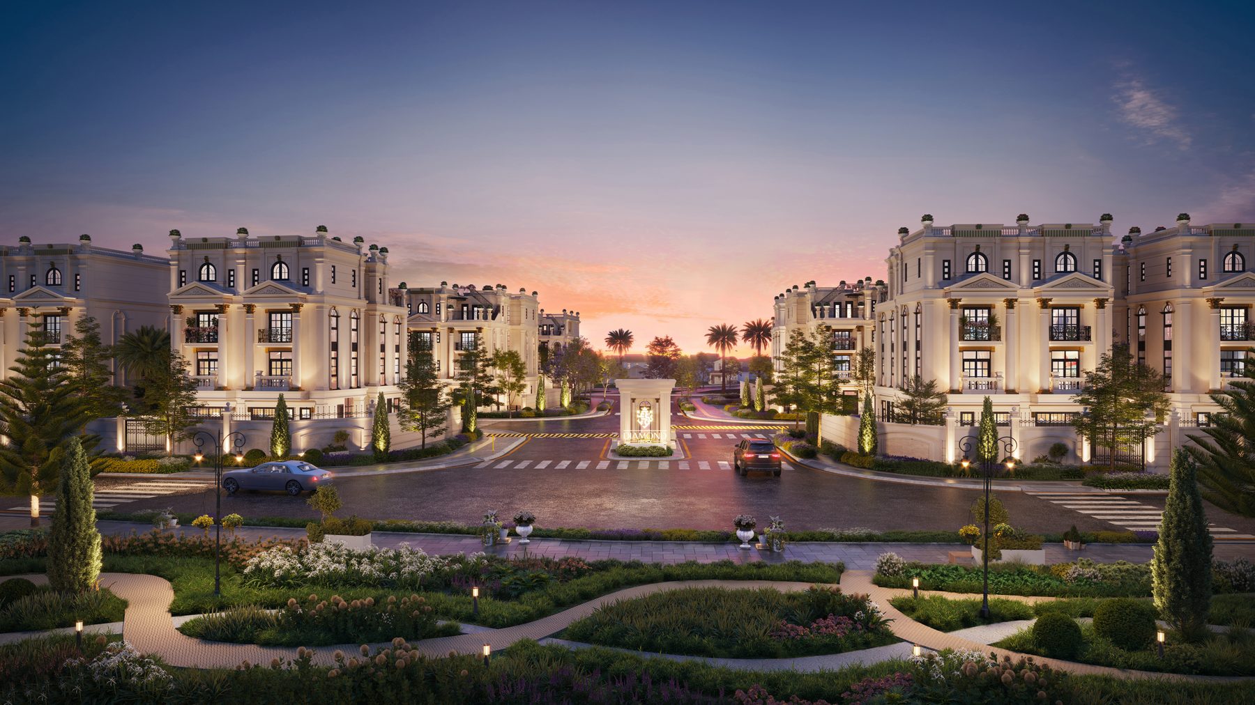 Dinh thự Long Biên Golf Villas – Diện tích từ 218m – 545m2, 2 mặt tiền 15m, chân cầu Trần Hưng Đạo