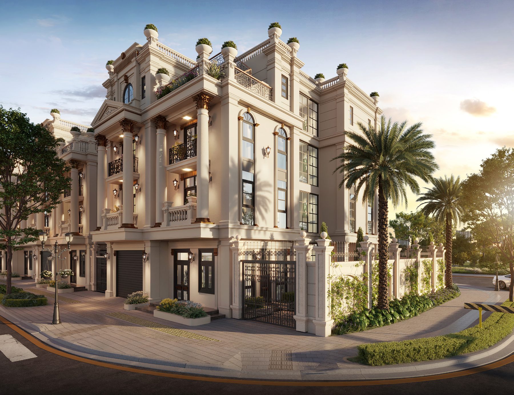 Dinh thự Long Biên Golf Villas – Diện tích từ 218m – 545m2, 2 mặt tiền 15m, chân cầu Trần Hưng Đạo