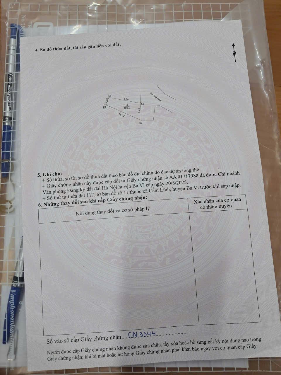 SỐC CHỈ 3XX TRIỆU-BÁN ĐẤT CẨM LĨNH, BA VÌ, HÀ NỘI