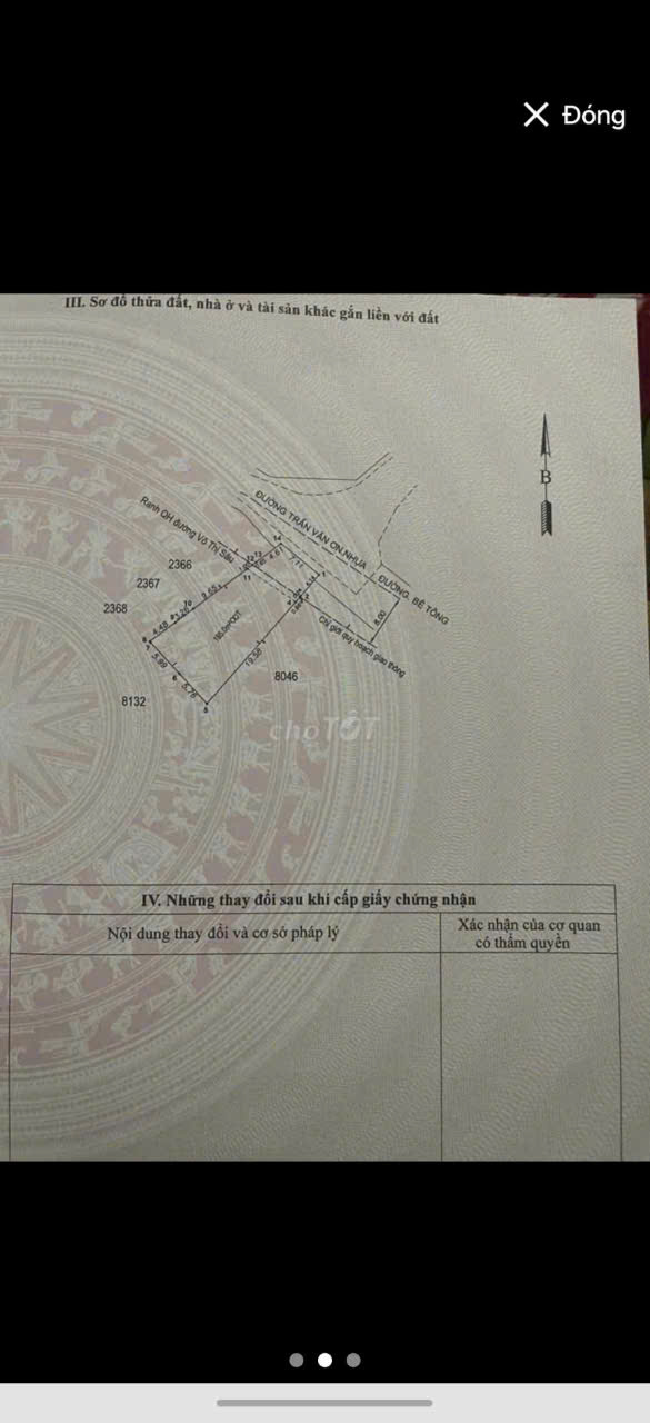 CHÍNH CHỦ BÁN NHÀ ĐẤT DIỆN TÍCH LỚN ĐƯỜNG TRẦN VĂN ƠN – ĐÔNG HÒA, DĨ AN