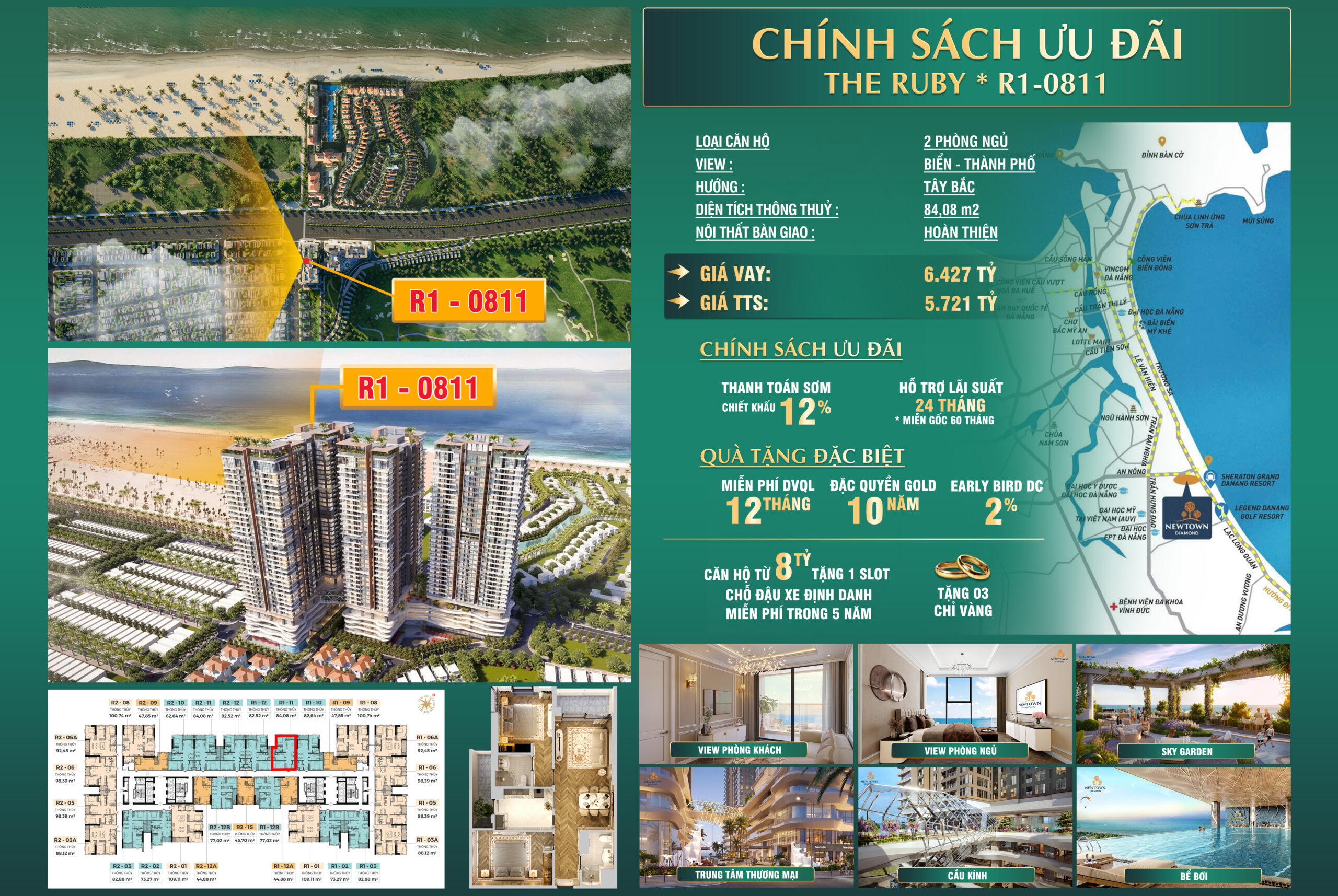 NEWTOWN DIAMOND – CĂN HỘ BIỂN CAO CẤP, GIÁ TRỊ TĂNG TRƯỞNG DÀI HẠN