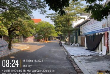 BÁN BIỆT THỰ HUD VÂN CANH – BT10 – LÔ SỐ 4- Lô số 4, BT10, KĐT HUD Vân Canh, Hoài Đức, Hà Nội